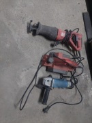 Elektronarzędzia. Piła szablasta/strug/szlifierka.