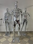 Manekin męski srebrny 