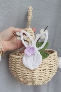 Dekoracje koszyczka wielkanocnego Wielkanoc 