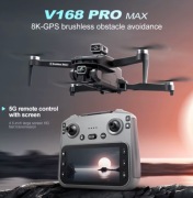 Dron V168 Max 2025 8K GPS 5G FPV bezszczotkowy składany quadcopter