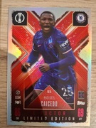 TOPPS MATCH ATTAX EXTRA 2025 X FACTOR LIMITED LE5 MOISES CAICEDO CHELSEA