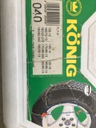 Łańcuchy śniegowe zimowe na koła Konig - 13, 14, 15 cali mało używane