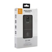 Powerbank Rebeltec P10 LCDPD, 10000 mAh, 22,5 W, czarny