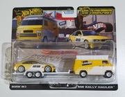 Hot Wheels Premium BMW M3 E46 HW Rally Hauler Legends Team Transport