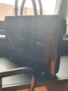 TORBA NA LAPTOPA 100% SKÓRA CZARNA 