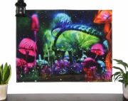 Gobelin/tkanina ścienna/narzuta "Magiczne Grzybki"