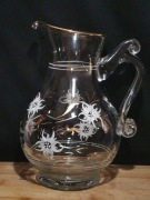 Dzbanek pozłacany ręcznie malowany 1,3L