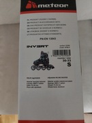 Rolki Meteor invert ( Czarno-niebieskie i biało-niebieskie ).