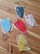 Etui na klucze różnego koloru 5 sztuk 