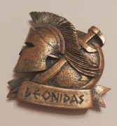 Ceramiczny magnes na lodówkę Grecja, Kreta. Leonidas.