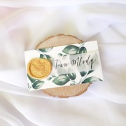 Winietki ślubne z lakierem i kalką | Akwarela | Ręcznie robione