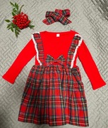 Sukienka na święta z długim rękawem 