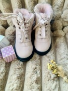 Buty kozaki zimowe botki H&M r23 piekne cieple waterproof