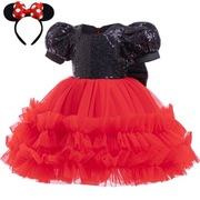 Sukienka Minnie Mouse – karnawał, urodziny, świąteczna 116