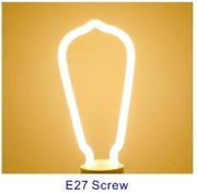 Żarówka E27 AC 220-240V Retro spiralna żarówka, vintage, K