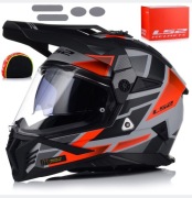 KASK MOTOCYKLOWY LS2 MX702 PIONEER ENDURO CROSS QUAD ATV + SZYBA + BLENDA
