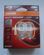 Żarówki H3 OSRAM NIGHT BREAKER LASER +150%