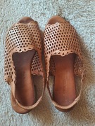 Sandały Sokolski skóra brąz rozm.40