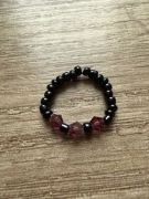 Pierścionek z koralików szklanych