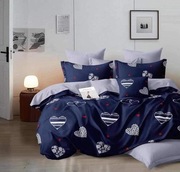 Walentynkowa pościel 160cm x 200 prześcieradło