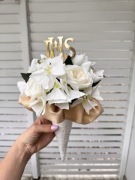 Wyjątkowy rożek/tuba na I Komunię Św.