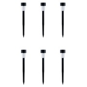 6x Lampa solarna wbijana 0,6W czarna IP44 Volteno VO0813