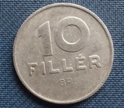 Moneta Węgry 10 fillerów 1971