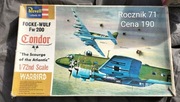 Focke wulf fw200 1:72 revell rocznik 1971