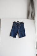 jeansowe szorty z wysokim stanem S bermudy Lindex
