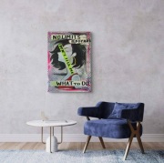 NOWOCZESNY OBRAZ POP ART KOBIETA 50x70 AKRYL DO WNĘTRZ