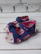 Cleve sandałki sandały dziecięce skóra naturalna różowy 28 18,5 nowe