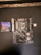 Procesor i7 9700kf + płyta główna msitomahawk z370coolermastermasterliquid