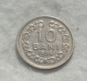 Rumunia Republika Ludowa 10 bani 1954 KM# 82.2 Z gwiazdą Rzadkie ROMANA