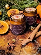 Świeca Sojowa naturalna ozdobna handmade w słoiczku 