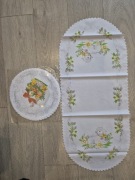 Wielkanoc zestaw 5szt serwetki + bieżnik, obrus