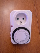 Programator czasowy gniazdkowy – mechaniczny timer 24h