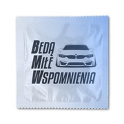 Prezerwatywy BMW - Będą Miłe Wspomnienia - nadruk
