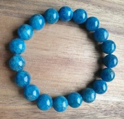 nowa bransoletka naturalny APATYT kulka 10 mm