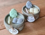 Świeczka sojowa w betonie- dla nauczyciela, i inne