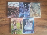 zestaw 5 książeczek manga "pokój w kolorach szczęścia" stan bdb