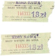 Kino Sawa, 2 x Bilety, Kwota 18zł 