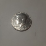Half dollar 1/2 dolara Kennedy D 1976 bicentennial  1776-1976 (1)