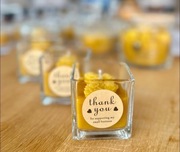 Świeca z wosku pszczelego PIĘKNA odzoba