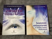 Danuta Adamska-Rutkowska zestaw 2 książek świadomość reinkarnacja NDE