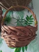 KOSZYK pleciony OZDOBNY kosz NA ŚWIĘCONKĘ wiklinowy WIKLINA