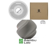 Filament PLA Matte Szary (Ash Grey) Bambu Lab 1 kg ORGINALNY + SZPULA
