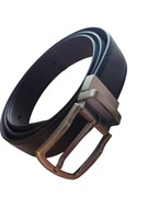 Pasek MĘSKI elegancki modny SKÓRZANY Alessandro Paoli DWUSTRONNY 120cm