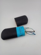 Stare okulary w etui PRL