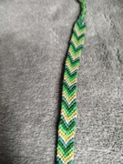 Zielona bransoletka z muliny