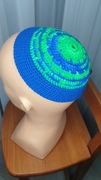 L.KS-295 Nowa jarmułka kipa Izrael żyd handmade
